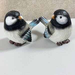 Gray & Blue Chickadee Looking‎ Right and Left 2" Spring Bird